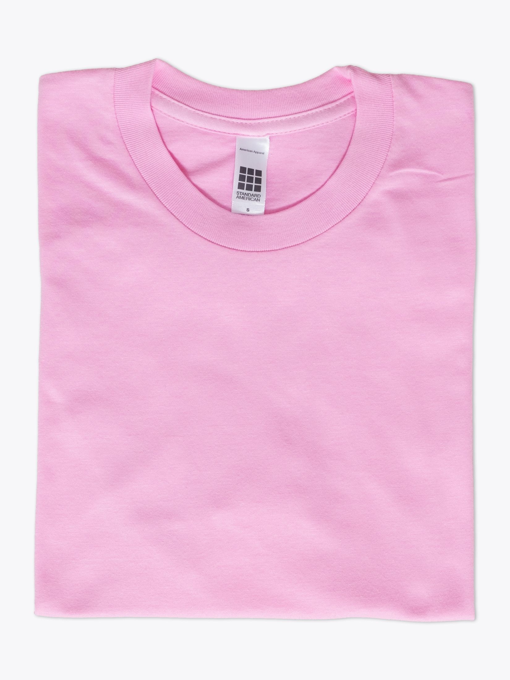 American Apparel 2001 Men's Fine Jersey S/S T-shirt Pink - E35 Shop