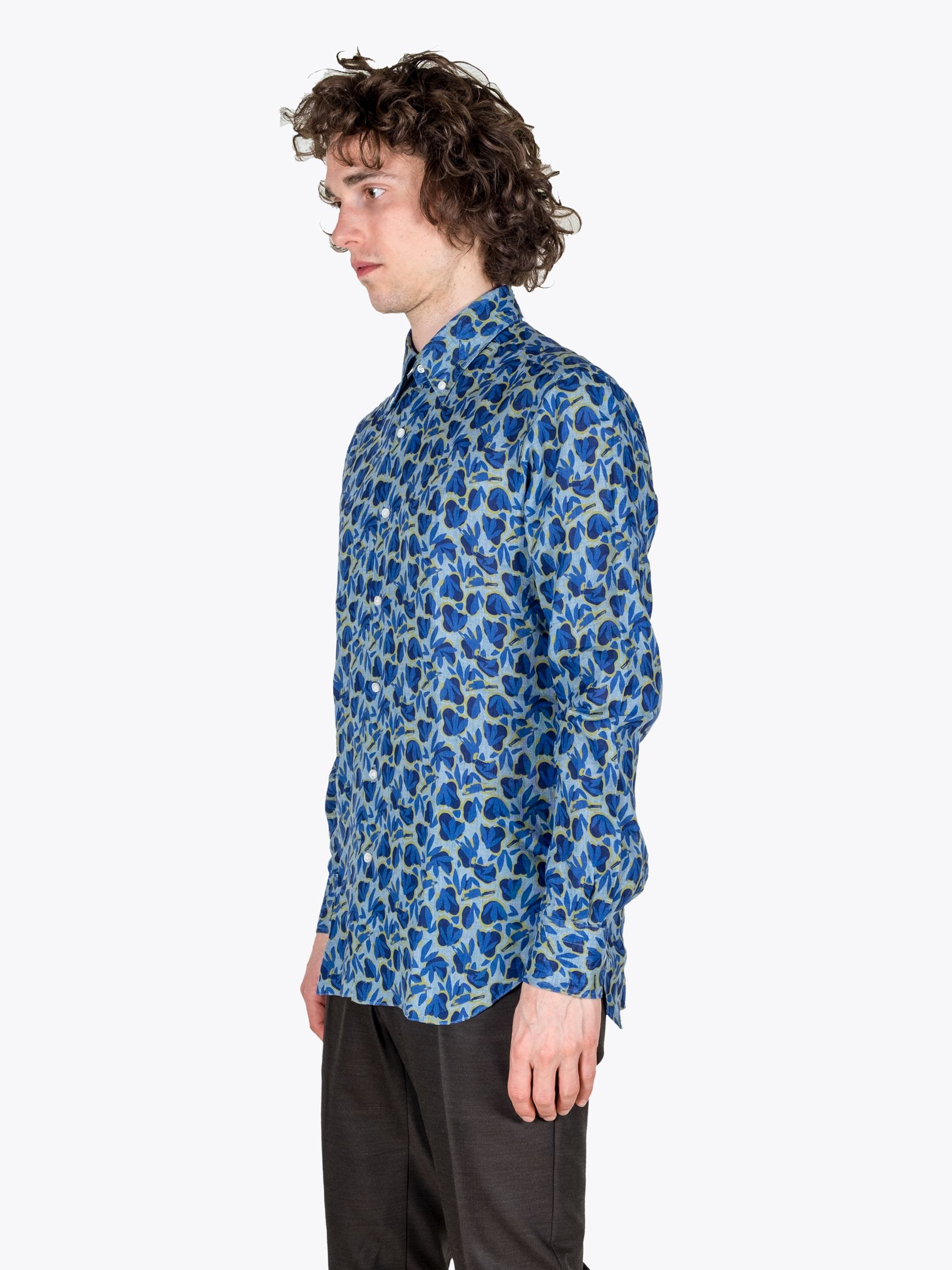 Shirts Barba - Culto linen floral shirt - BARBA642301