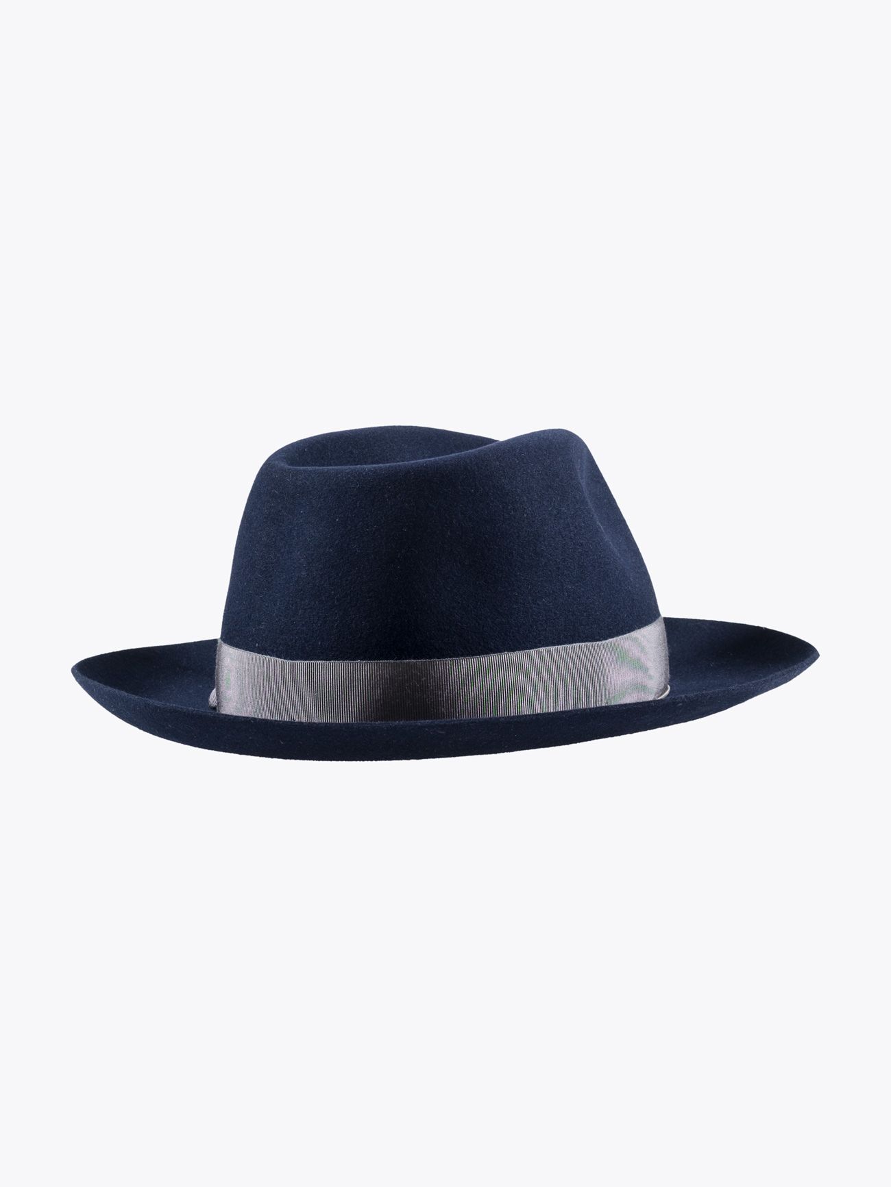 Borsalino Fedora 50-Grammi Hat Navy Blue - E35 Shop