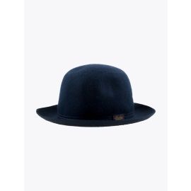 Borsalino Bowler Traveller Hat Navy Blue