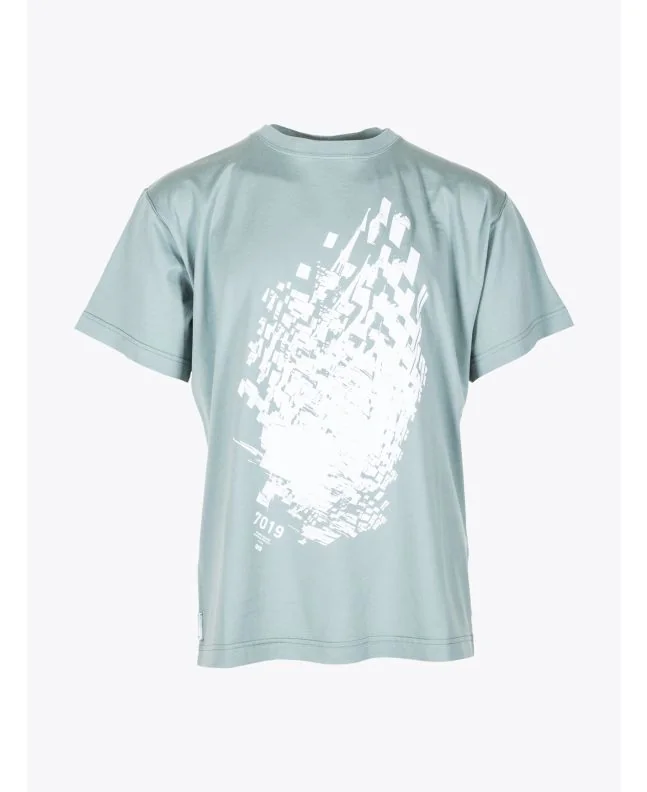Stone Island Shadow Project 20510 Sage Green Printed T-shirt - E35 SHOP