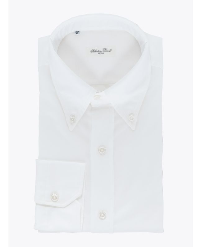 Salvatore Piccolo White Oxford 120 Shirt - E35 SHOP