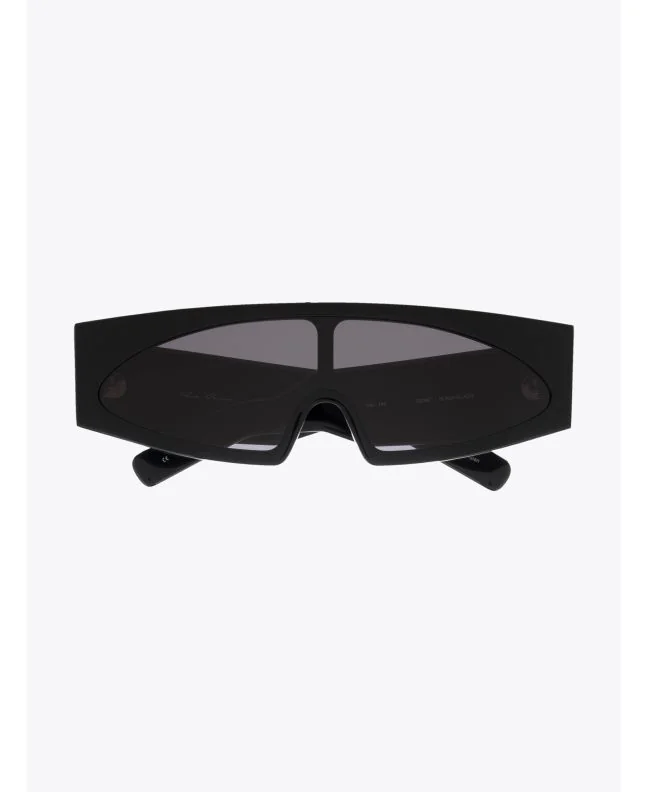 Rick Owens Mask Gene Sunglasses Black/Black - E35 SHOP