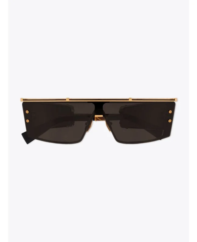 Balmain Wonder Boy III Gold Black Sunglasses - E35 SHOP