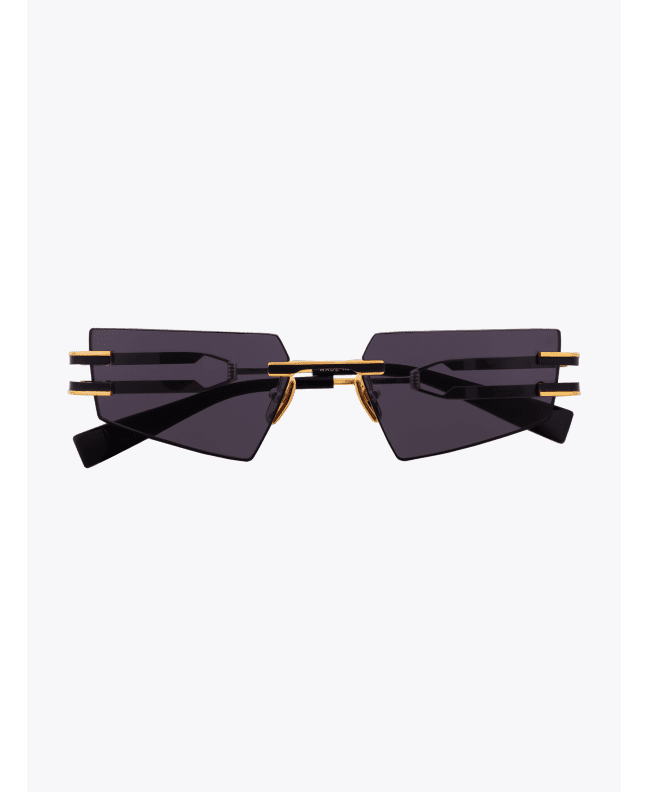 Balmain Fixe Rimless Black Sunglasses - E35 SHOP