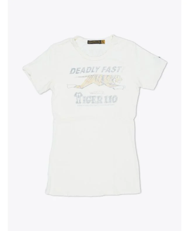 Johnson Motors Inc Women's Deadly Fast T-Shirt Ecru - E35 SHOP