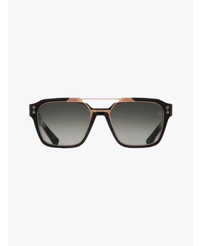 AKONI Discovery Sunglasses Black / Rose Gold - E35 SHOP