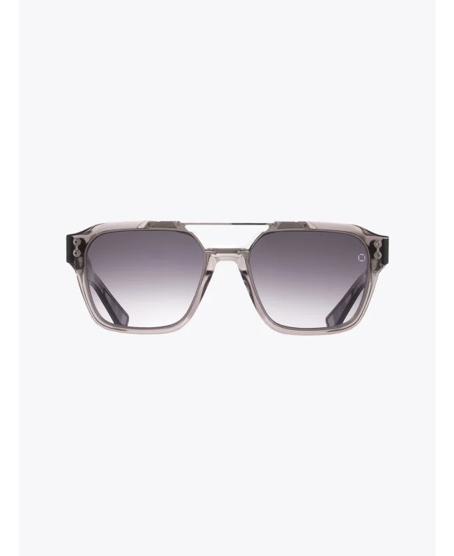 AKONI Discovery Sunglasses Dark Grey Crystal / Black Palladium - E35 SHOP