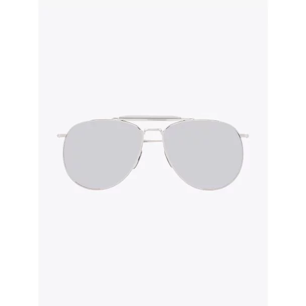 Thom Browne - Gold Aviators with Mirrored Lens Sunglasses - Thom Browne  Eyewear - Avvenice