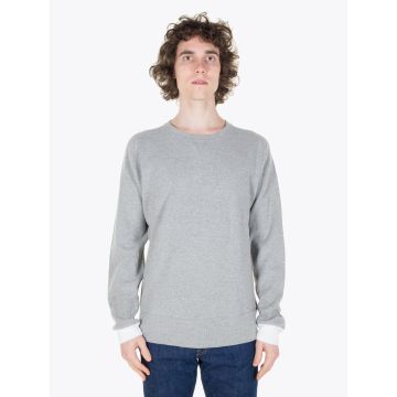 Universal Works Waffle Grey Raglan Sweatshirt - E35 Shop