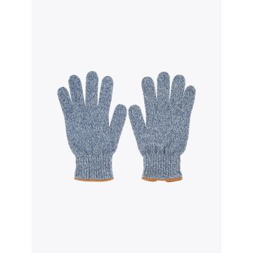 Universal Works Peak Glove Wool Nylon Mix Navy - E35 Shop