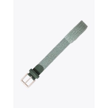 Anderson's AF2984 Elastic Woven Belt Green/White - E35 Shop