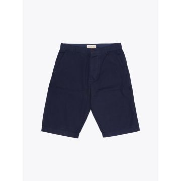 Universal Works Deck Short Canvas Navy - E35 SHOP