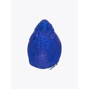 Kobja Blue Toad Skin Zip Purse - E35 SHOP