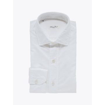 Salvatore Piccolo White Cotton Oxford 120 Shirt - E35 Shop