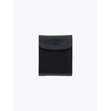 Il Bisonte C0976 Black Cowhide Leather Wallet - E35 Shop