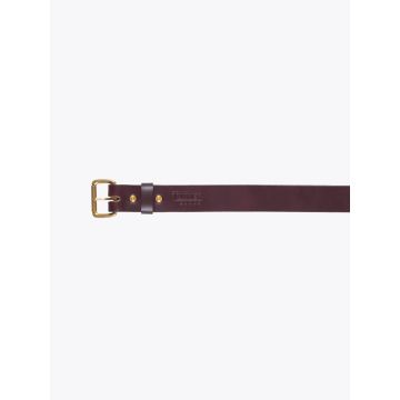 Tanner Goods Oxblood/Brass Standard Belt - E35 Shop