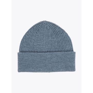 Andersen-Andersen Classic Beanie Wool Light Indigo - E35 SHOP