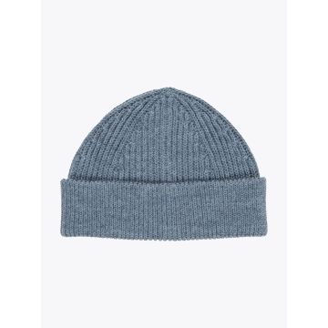 Andersen-Andersen Short Beanie Wool Light Indigo - E35 Shop