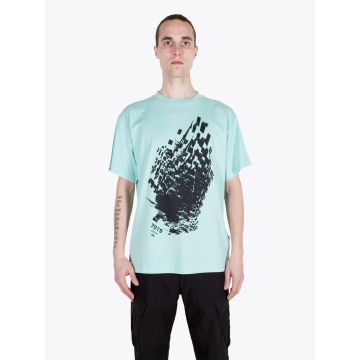 Stone Island Shadow Project 20510 Aqua Printed T-shirt - E35 Shop