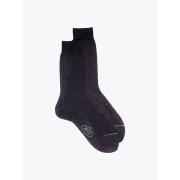 Gallo Plain Cotton Short Socks Anthracite - E35 SHOP