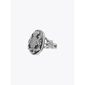 Goti Ring AN512 Silver Medieval Crest - E35 SHOP