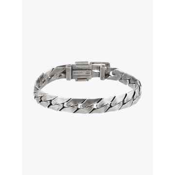 Goti Bracelet BR1033 Silver Buckle Curb Chain - E35 Shop