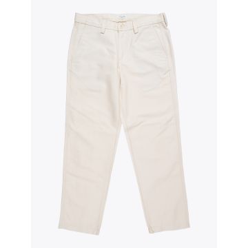 Salvatore Piccolo Ecru Straight Work Pants - E35 Shop