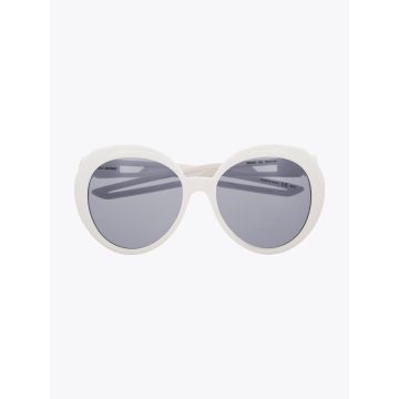 Balenciaga Hybrid Butterfly White Sunglasses - E35 Shop