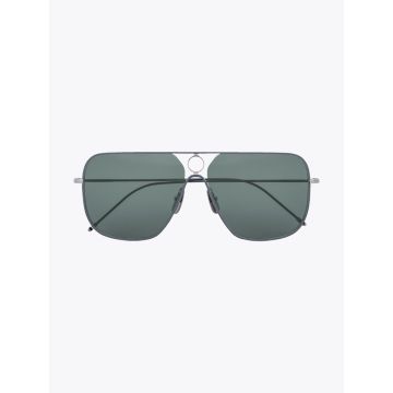 Thom Browne TB-114 Sunglasses Silver/Grey - E35 SHOP