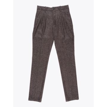 Giab's Archivio Trousers Verdi Wool Brown - E35 Shop