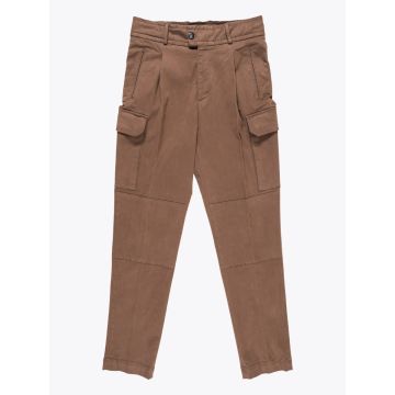 Giab's Archivio Brunelleschi Cargo Pants Cotton Brown - E35 SHOP