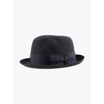 Borsalino Trilby Hat Alessandria Dark Grey - E35 Shop