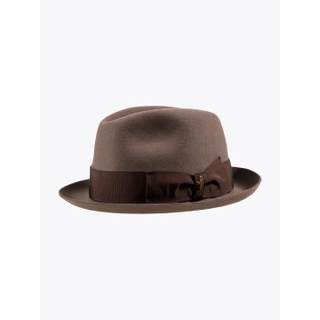 Borsalino Trilby Hat Alessandria Light Brown - E35 Shop