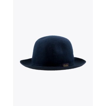 Borsalino Bowler Hat Traveller Navy Blue - E35 SHOP