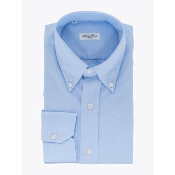 Salvatore Piccolo Blue Oxford 120 Shirt - E35 Shop