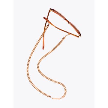 Frame Chain Diamond Geezer Chain Glasses Rose Gold - E35 Shop