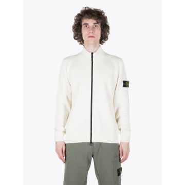 Stone Island 518B1 Ivory Cardigan Knit - E35 Shop