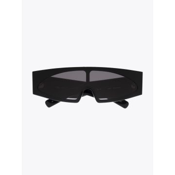 Rick Owens Mask Gene Sunglasses Black/Black - E35 Shop