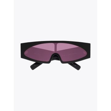 Rick Owens Mask Gene Sunglasses Black/Rose - E35 SHOP