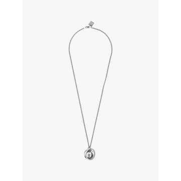 Goti Necklace CN569 Silver Chain & Four Rings - E35 Shop