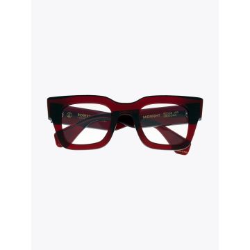 Robert La Roche Midnight Glasses Squared Crystal Red - E35 Shop