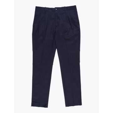 Giab's Archivio Verdi Trousers Cotton Navy Blue - E35 Shop