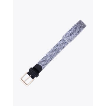 Anderson's AF2984 Elastic Woven Belt Navy Blue/White - E35 Shop