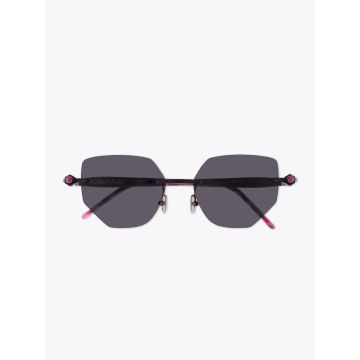 Kuboraum P58 Havana Fuchsia Acetate Sunglasses - E35 SHOP