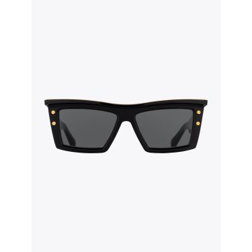 Balmain B-VII Square Black Sunglasses - E35 Shop