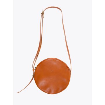 Il Bisonte A2664/M Caramel Round Bag - E35 SHOP