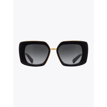 AKONI Virgo Rectangle Black Sunglasses - E35 SHOP