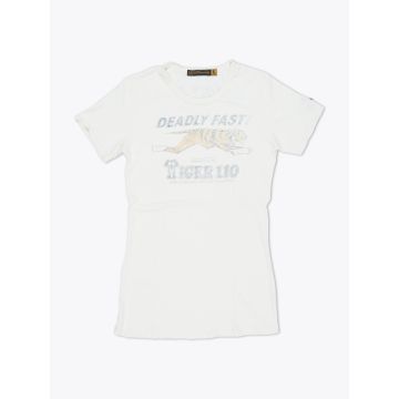 Johnson Motors Inc Women's Deadly Fast T-Shirt Ecru - E35 SHOP