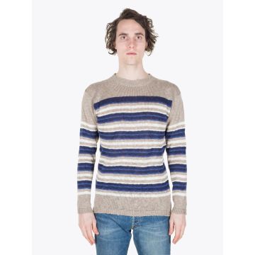 Howlin' Bobby Smiles Crew Neck Knitwear Taupe - E35 SHOP